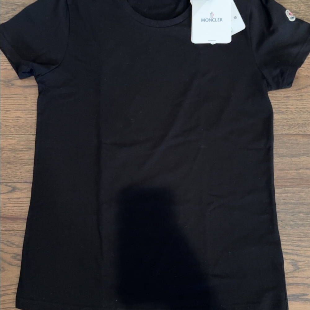 Women’s Moncler Black Logo T-Shirt